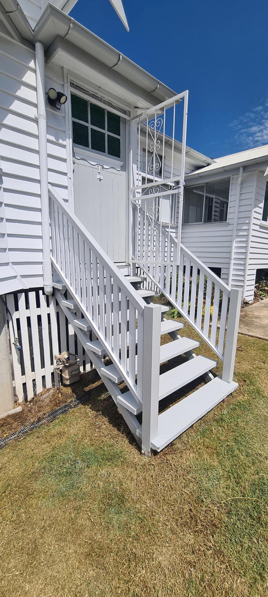 Exterior house painting transformation